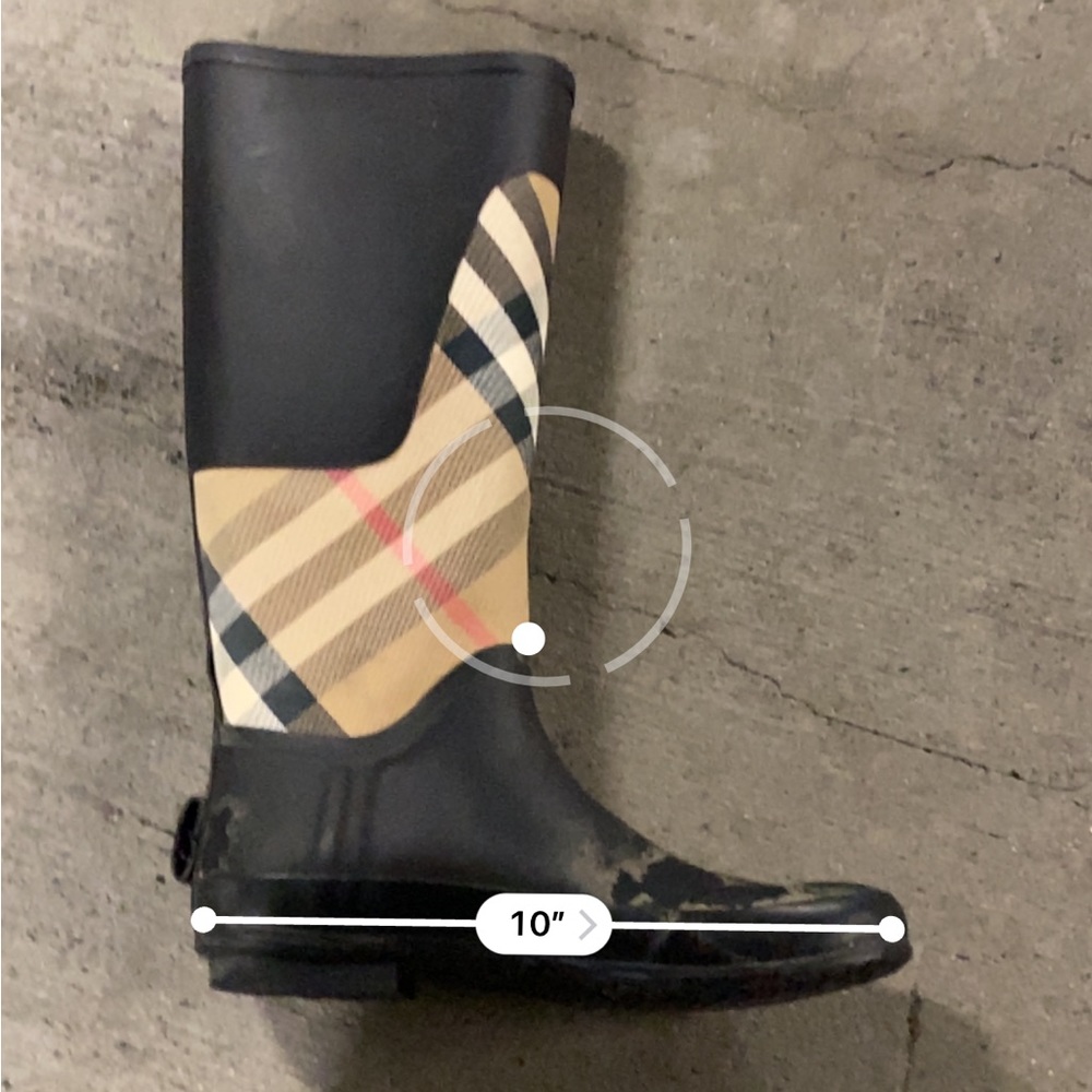 Burberry Rubber Rain Boots - Picture 7 of 10